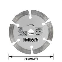 Disco De Serra Circular Mini De 75mm Com Lâmina De Corte De Diamante De 3 Polegadas Para Concreto