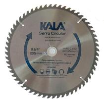 Disco de serra circular para madeira 235mm 9.1/4 Pol 60 Dentes Kala