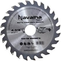 Disco De Serra Circular Para Madeira 6059 Navalha Tamanho: 4.3/8 X 110 Mm X 24 Disco De Serra Circular Para Madeira 6059 Navalha Tamanho: 4.3/8 X 110 Mm X 24