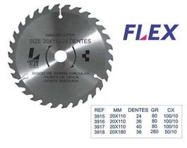 Disco de serra circular ponta de videa corte de madeira 20x110mm - 24 (dentes) lotus ref:3915