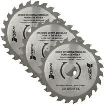 Disco De Serra Circular Ponta Vídea 30 Dentes 20X180Mm 03 Un