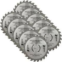 Disco De Serra Circular Ponta Vídea 30 Dentes 20X180Mm 10 Un