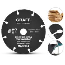Disco De Serra Com Liga Tungstenio Para Madeira 110mm 20mm Corte Preciso
