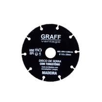 Disco de Serra com Tungstênio para Madeira 110x20mm Graff Vantage