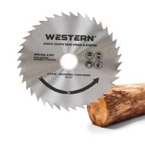 Disco de Serra Corte Circular com 40 Dentes para Cortar Madeira Plástico C/ Anel Adaptador Videa