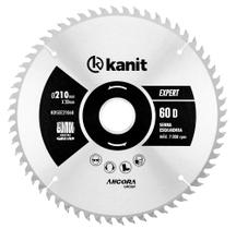 Disco de serra esquadria kanit tct expert 210x30mm 60 dentes