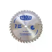 Disco de Serra Madeira com 24 Dentes 4.3/8 110mm - Tyrolit