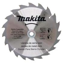 Disco de serra metal duro 235 x 25,4 x 20 Dentes - D-51362 - Makita