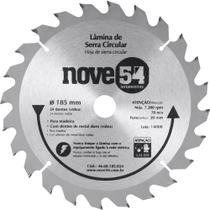 Disco de serra para madeira 185 x 20 mm 24 dentes Disco de serra para madeira 185 x 20 mm 24 dentes