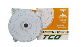 Disco De Tacografo Semanal 125km 60 Conjuntos Com 7 Discos - TCO