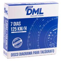 Disco De Tacografo Semanal 125x7d Dml 001 cx10un - DLM