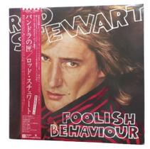 Disco de Vinil Importado Japonês Rod Stewart Foolish Behaviour LP Edição Limitada