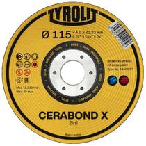 Disco desbaste 9" x 7,0 x 22,2 cerabond tyrolit