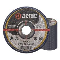 Disco Desbaste Aeme Aço/Inox DDA 503 4.1/2X1/4X7/8 (114.3X6.4X22.22) 50 Unidades