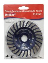 Disco Desbaste Diamantado Turbo 115mm Mister