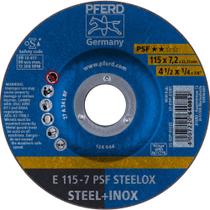 Disco desbaste E 115 7 PSF Steelox Pferd