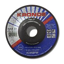 Disco Desbaste Ferro Kronos KRA22 4.1/2 115x6,4x22,2mm C/10P