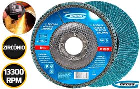 Disco Desbaste Grao 40 Flap 115 X 22 Mm 4.1/2'' Gross