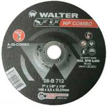 Disco desbaste hp combo 7x1/8 08b712 walter