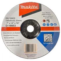 Disco Desbaste Makita - 7''X1/4''X7/8'' - D-19853