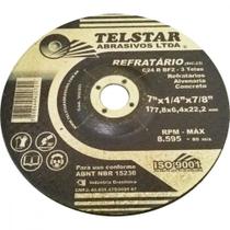 Disco Desbaste Telstar Concreto 7" 302303 . / Kit C/ 5