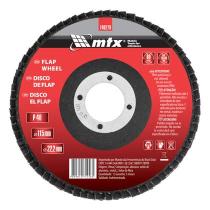 Disco Desbate Flap Grao 40 4.1/2 Pol 115 X 22mm Mtx Disco Desbate Flap Grao 40 4.1/2 Pol 115 X 22mm Mtx