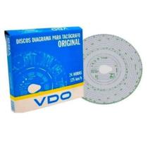 Disco Diagrama Para Tacógrafo Vdo Diário - 24 Horas 125 Km