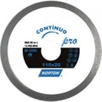 Disco Diam. Norton C/s Continuo Liso 110 X 20mm