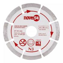 Disco Diamantado 105mm N3 Corte Úmido/Seco - Vonder