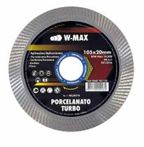 Disco Diamantado 105mm Porcelanato Turbo Super Fino W-max/wurth Disco Diamantado 105mm Porcelanato Turbo Super Fino W-max/wurth