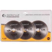 Disco diamantado 110 (jg 3pçs) schulz