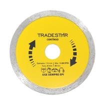 Disco Diamantado 110 mm Continuo Pro Furo 20 mm Tradestar