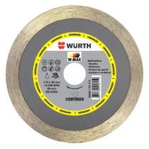 Disco Diamantado 110 x 20mm Contínuo Embalagem com 10 Unidades WMax 0668110111 Kit