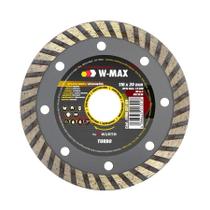 Disco Diamantado 110 x 20mm Turbo Embalagem com 10 Unidades WMax 5986221100 Kit