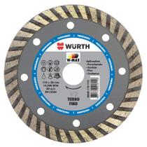 Disco Diamantado 110 x 20mm Turbo Porcelanato Embalagem com 10 Unidades WMax 0668110115 Kit