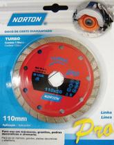 Disco Diamantado 110mmx20mm Turbo Pro - 70184624362 - Norton Disco Diamantado 110mmx20mm Turbo Pro - 70184624362 - Norton