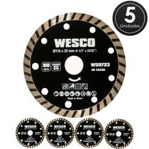 Disco diamantado 110x1.2x20mm ws9723 kit 5 pçs Disco diamantado 110x1.2x20mm ws9723 kit 5 pçs