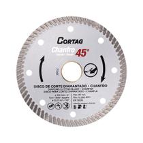 Disco Diamantado 115mm 4.1/2" Turbo Chanfro Cortag Disco Diamantado 115mm 4.1/2" Turbo Chanfro Cortag