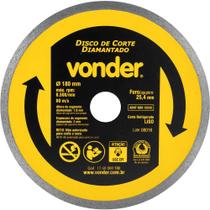 Disco Diamantado 180mm Liso Vonder Disco Diamantado 180mm Liso Vonder