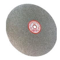 Disco Diamantado 200mm Para Lapidar, Facetar E Polir Pedras - furo 12mm