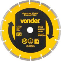 Disco Diamantado 230mm V3 Segmentado Vonder Disco Diamantado 230mm V3 Segmentado Vonder