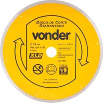 Disco diamantado 250mm contínuo furo 25mm xld - Vonder
