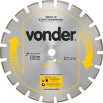 Disco diamantado 350mm segmentado furo 50mm com bucha 25mm - Vonder Disco diamantado 350mm segmentado furo 50mm com bucha 25mm - Vonder