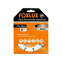 Disco Diamantado 4" Foxlux Segmentado
