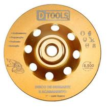 Disco Diamantado 7'' Desbaste/Acabamento com Rosca - DTOOLS Disco Diamantado 7'' Desbaste/Acabamento com Rosca - DTOOLS