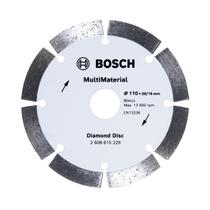Disco Diamantado Bosch MultiMaterial Segment. 110x20/16x10mm Disco Diamantado Bosch MultiMaterial Segment. 110x20/16x10mm