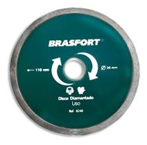 Disco Diamantado Brasfort Liso Agua 8240 P/makita 110mm 20mm Cor Verde-escuro