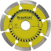 Disco Diamantado Braskoki 110Mm Concretos Seco Agua