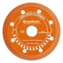 Disco Diamantado Braskoki 110Mm Turbo Jet Laranja Seco Agua