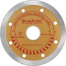 Disco Diamantado Braskoki 110Mm Turbo Jet Ouro Seco Agua